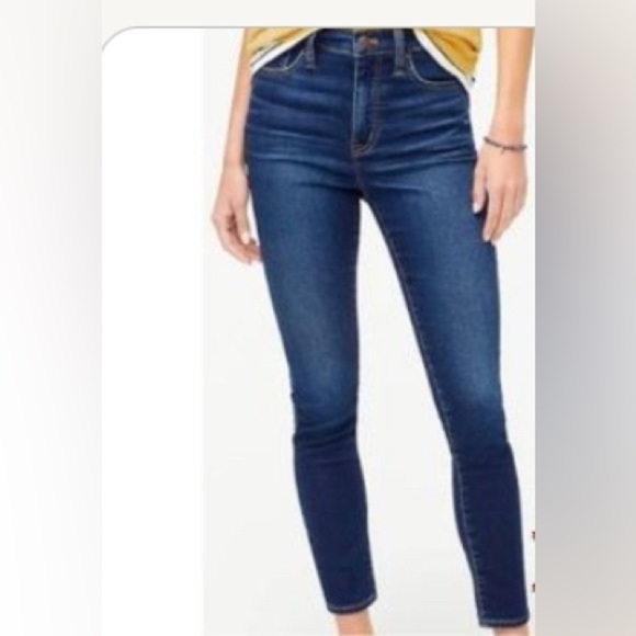 J. Crew Denim - J. Crew Mercantile 9” High Rise Skinny Jean in Classic Blue Wash Women’s Size 29